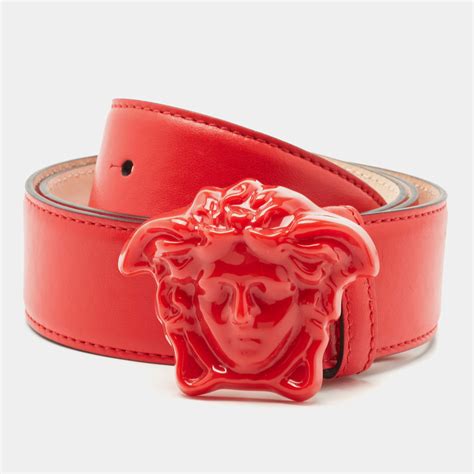 gold chain versace belt|red Versace belt gold buckle.